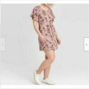 *SALE* Xhilaration Short Sleeve Mini Floral Dress S